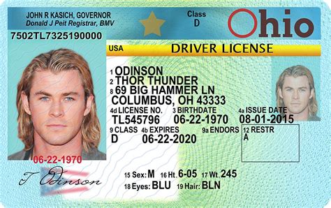 Ohio Oh Drivers License Scannable Fake Id Idviking Best