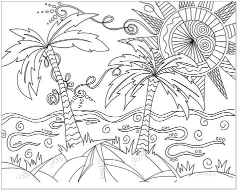 Deep Hearted Coloring Page Girl On Beach Coloring Page Map Of World
