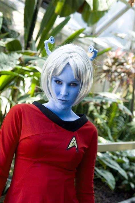 Andorian Female In Starfleet Star Trek Cosplay Star Trek Costume Star Trek