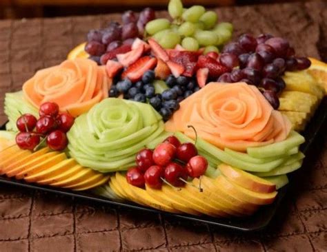Large Deluxe Fruit Platter Designs Fruit Platter Fruit Recipes