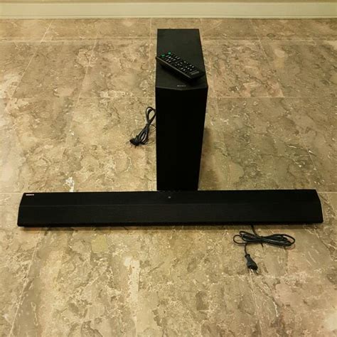 Sony Ht Ct370 2 1 Soundbar With Bluetooth Audio Soundbars Speakers And Amplifiers On Carousell