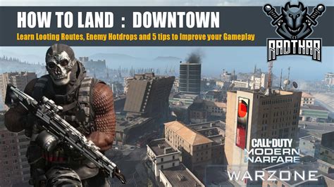 How To Land Downtown Call Of Duty Warzone Youtube