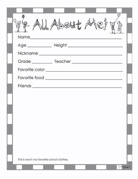 Yearbook Autograph Template