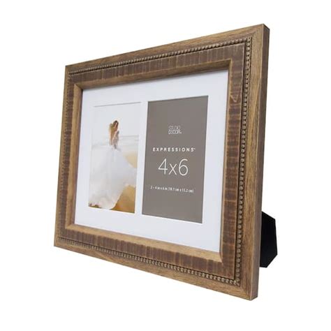 12 Pack 2 Opening Natural Seraphina 4 X 6 Collage Frame With Mat