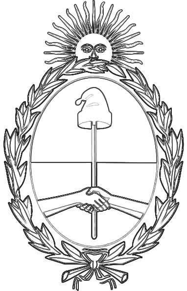 Argentina Coat Of Arms Coloring Page