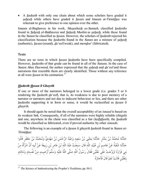 Usool Al Hadeeth The Methodology Of Hadith Evaluation Pdf