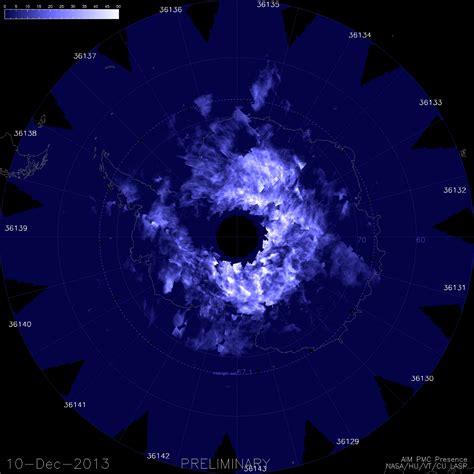 Where is the methane cloud in south africa? Methane hydrates: Noctilucent clouds: further confirmation ...