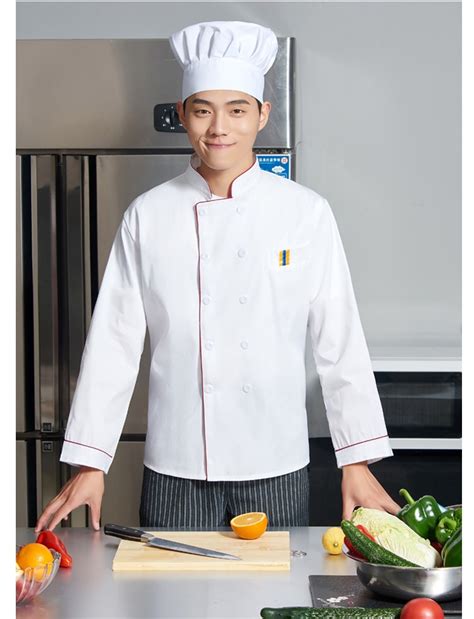 Hot Summer Longshort Sleeve Chef Uniform Professional Restaurant Hotel