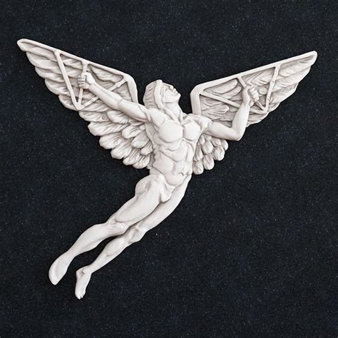 Flying Icarus Angel Man 3d Print Model Cgtrader