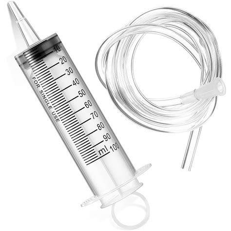 Buy 100 Ml Plastic Syringe With Tube Large Plastic Syringe With 100 Cm