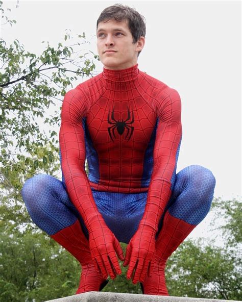 spiderman costume superhero cosplay cosplay costumes cosplay ideas hot hunks males leather