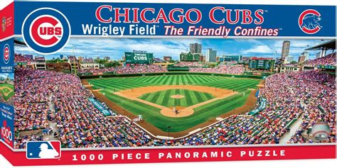 Chicago Cubs Stadium Panoramic Jigsaw Puzzle Nhl 1000 Pc Wrigley Field