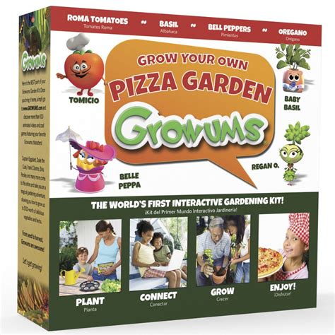 Plant Connect Grow Enjoy Each Growums Garden Kit Comes
