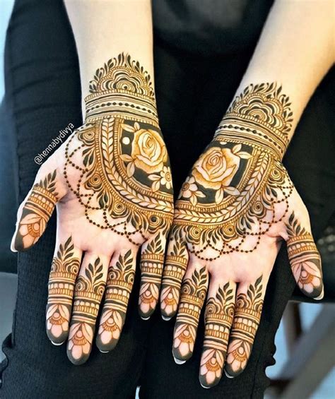 31 Unique And Beautiful Rose Mehndi Designs For D Day Rose Mehndi