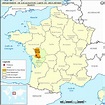 Deux-Sèvres Carte de localisation, département des Deux-Sèvres, France
