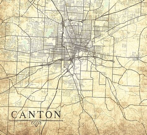 Map Of Canton Ohio Maps Of Ohio
