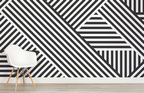 Bedroom Wall Designs Bedroom Wall Paint Room Paint Geometric Stripe