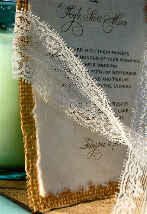 Ideas for do it yourself wedding invitations. LQ Designs : **Etsy Featured Item*** Do It Yourself Lace and Burlap Wedding by InvitationsByAlecia