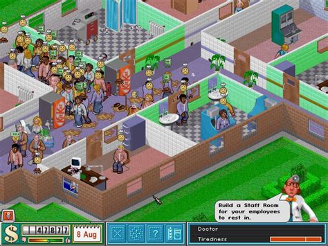 The Old School Business Sim Game Theme Hospital Is Currently Free On