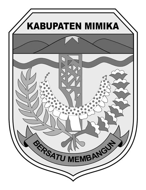 Logo Kabupaten Mimika INDONESIA Original Terbaru Rekreartive