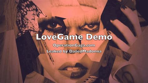 Lady Gaga Lovegame Demo Youtube