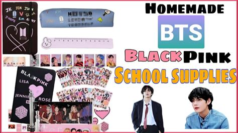 Diy Bts And Blackpink School Supplydiy Bts Bt21 School Supplyblackpink