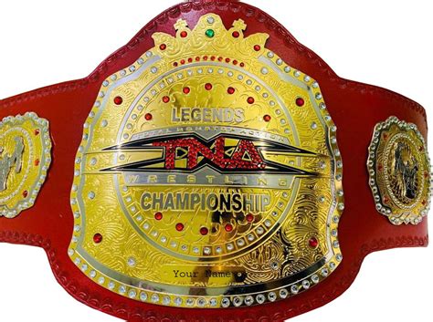 Tna Legends Wrestling Championship Belt Adult Size