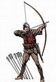 Long Bow- Six-foot bow that could rapidly fire arrows with enough force ...