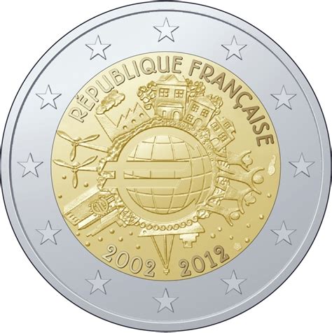 2 Euro France 2012 10 Ans De Leuro Eurocollection