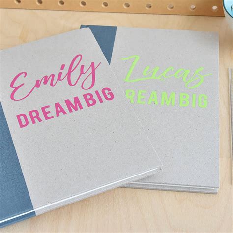 Personalised Dream Big Notebook By Ellie Ellie
