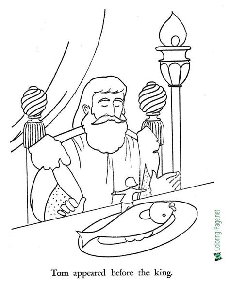 tom thumb coloring page