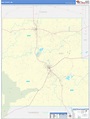 Eddy County, NM Zip Code Wall Map Basic Style by MarketMAPS - MapSales