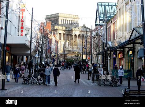 General View Of The Friargate Area Of Preston City Centre Where New