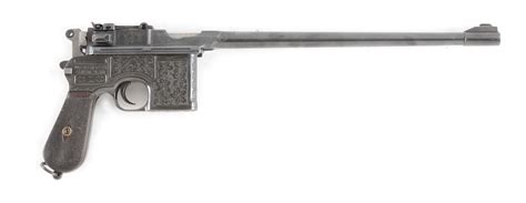Lot Detail C Unique Custom Long Barreled Mauser Broomhandle Pistol