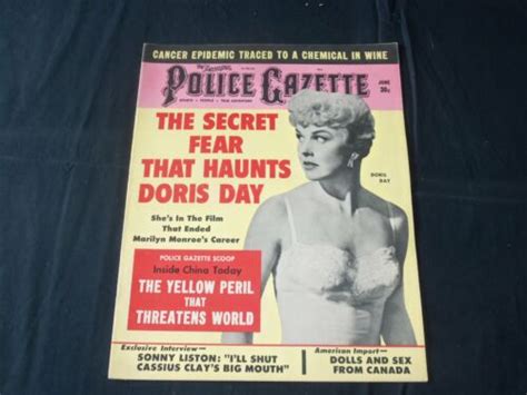 1963 June The National Police Gazette Magazine Doris Day B 5720 Ebay