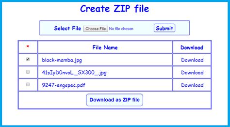 Download express zip for windows. How to Create Download File and to Create ZIP File in PHP ...