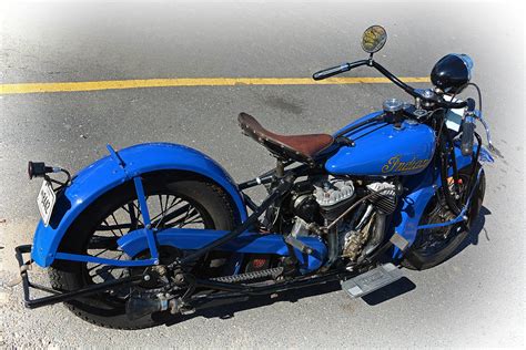 1933 Indian Chief Motorcycle Photograph By Mike Martin