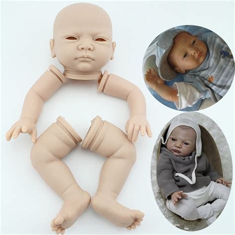 Reborn Baby Doll Kits For 22 Inch Baby Doll Soft Silicone Vinyl 34