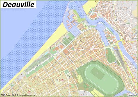 Detailed Map Of Deauville