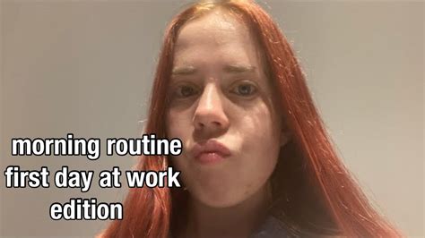 Morning Routine First Day At Work Edition Youtube