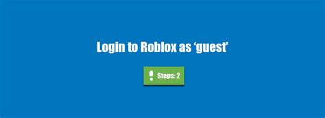 How To Login And Play As Guest On Roblox Accountdeleters