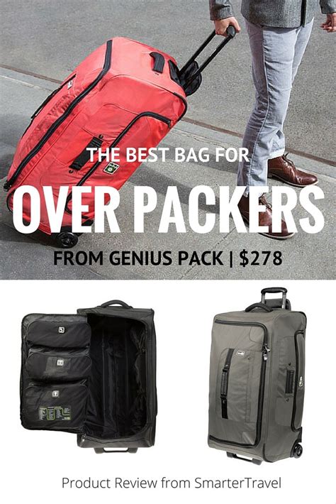 Genius Pack Review 30 Extensive Wheeled Upright Suitcase Travel Bag