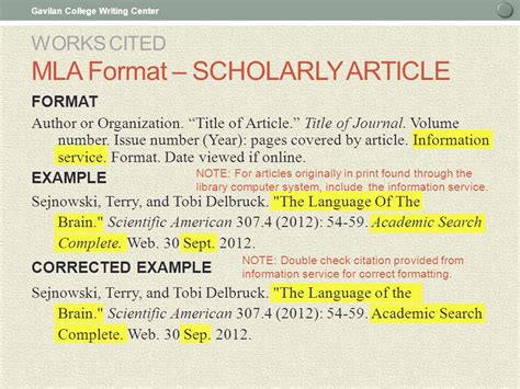 28 Mla In Text Citation Journal Article Example Télécharger