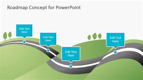 Creative Roadmap Concept Powerpoint Template Slidemodel Clip Art My