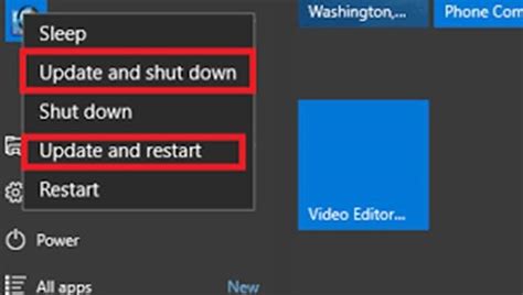 Click check for updates to see if there are any. shutdown - After selecting "shut down" (and not "Update ...