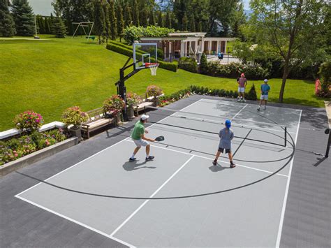Backyard Rink Basketball Court Backyard Backyard Sports Outdoor