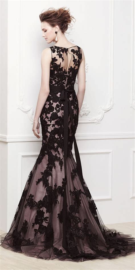 24 Black Wedding Dresses With Edgy Elegance Black Wedding Gowns
