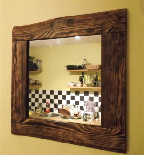 32 Wood Mirror Natural Vivo Wooden Stuff