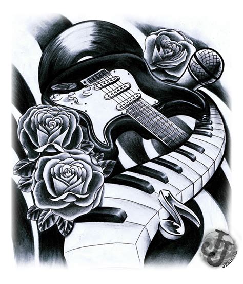 Music Tattoo Drawing At Getdrawings Free Download