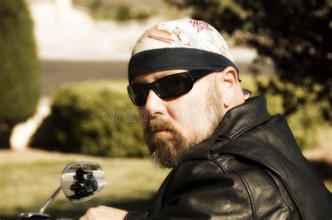 Biker Dude Stock Photo Image Of Father Biker Manly 1185836